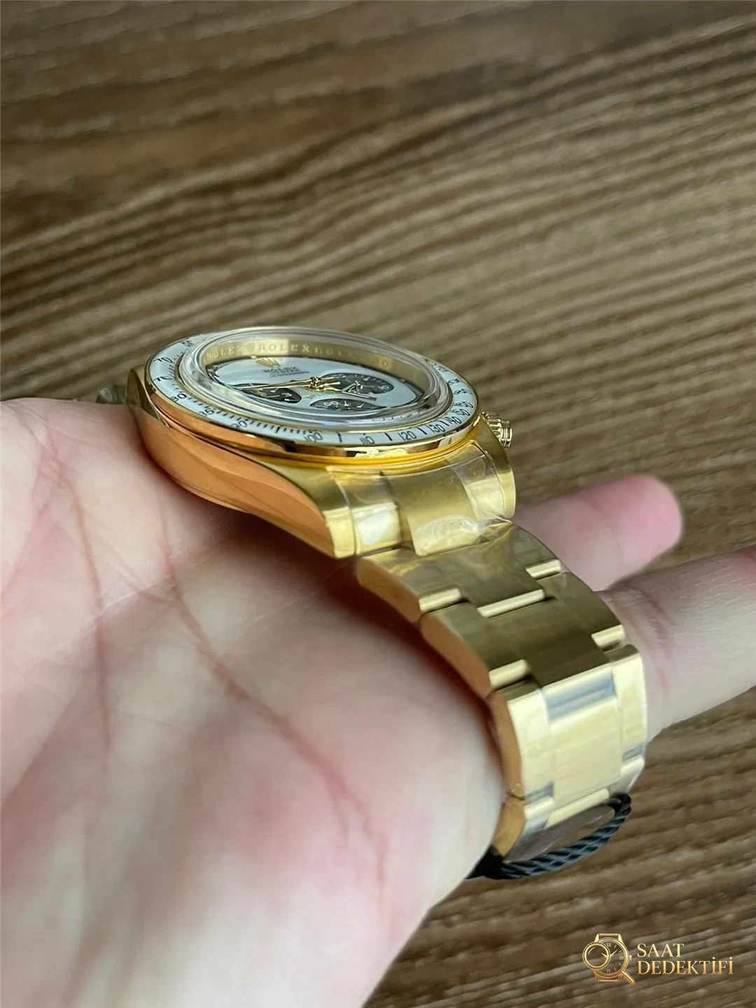 ADG Rolex Daytona Modifiye İskelet Kadran 4130 Mekanizma Ultra Güçlü Lume Bezel - Genel Açı ve Estetik Duruş