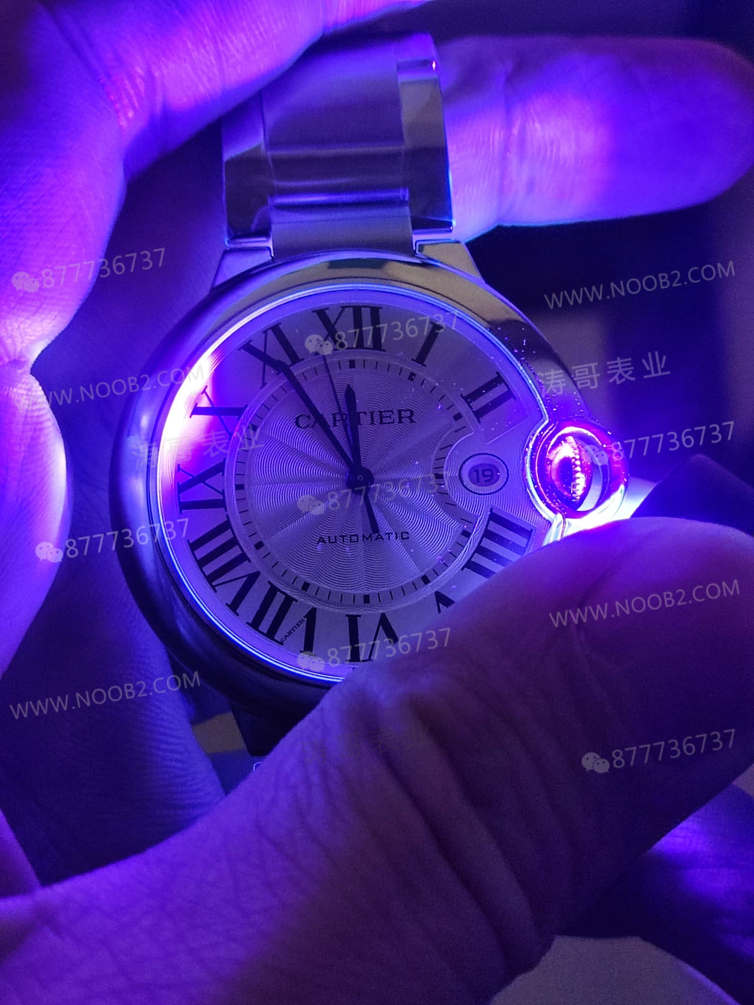 AF Factory Cartier Ballon Bleu 42 mm erkek modelinde dikkat edilmesi gereken birkaç detay — 9. fotoğraf