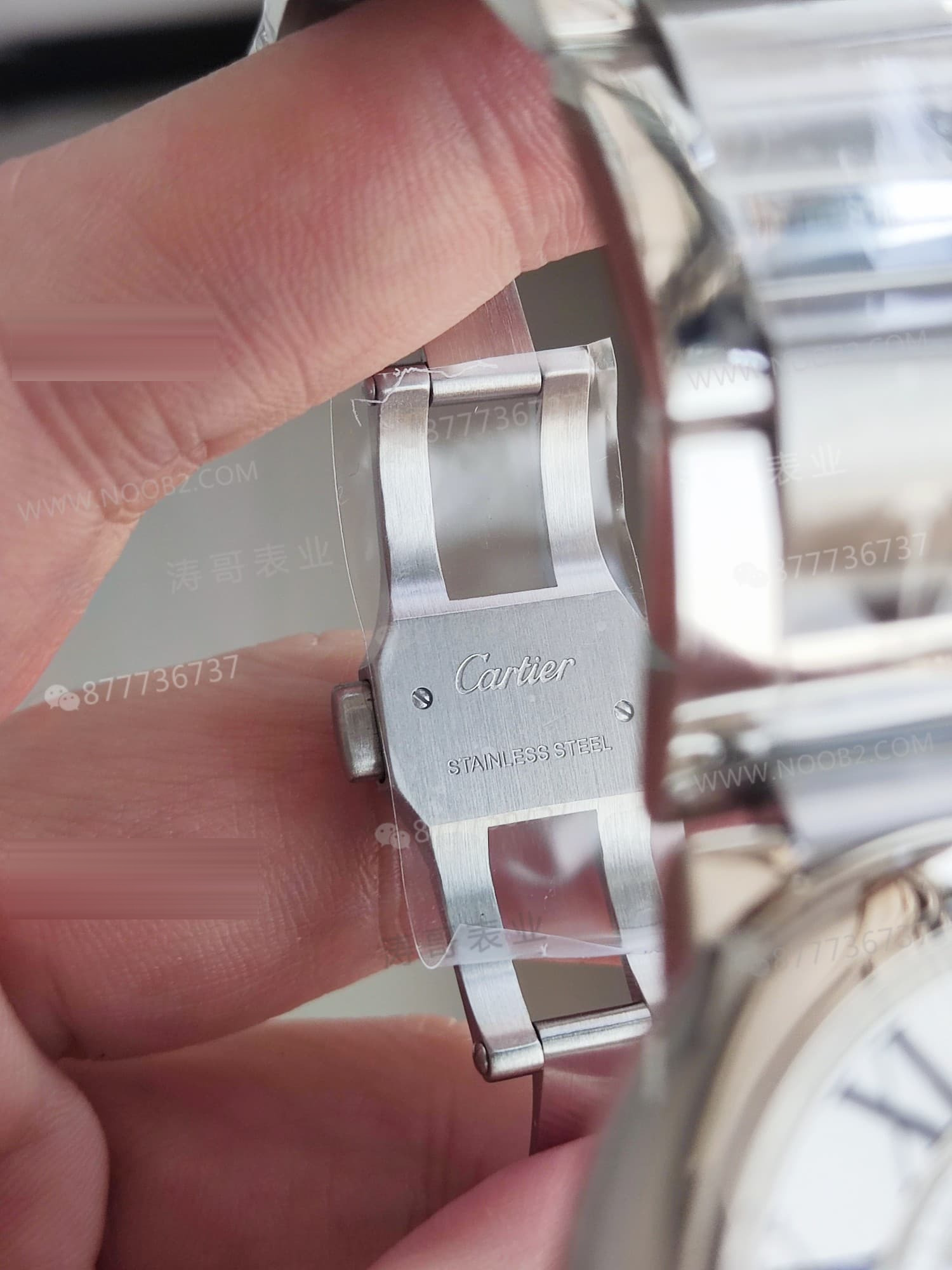 AF Factory Cartier Ballon Bleu 42 mm erkek modelinde dikkat edilmesi gereken birkaç detay — 12. fotoğraf