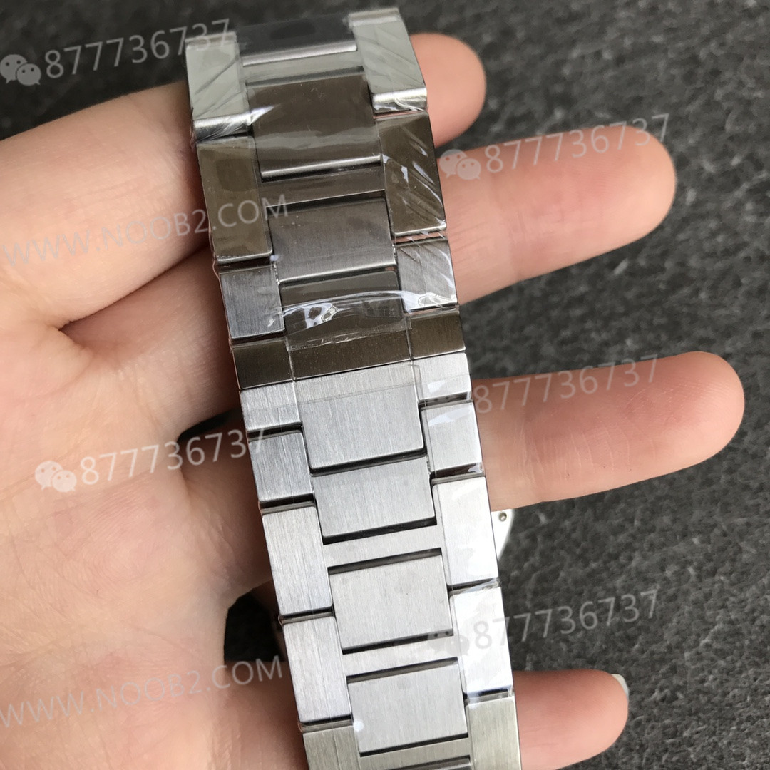 AF Factory Cartier London RONDE erkek 42 mm serisi, beyaz kadran çelik bilezik — 10. fotoğraf