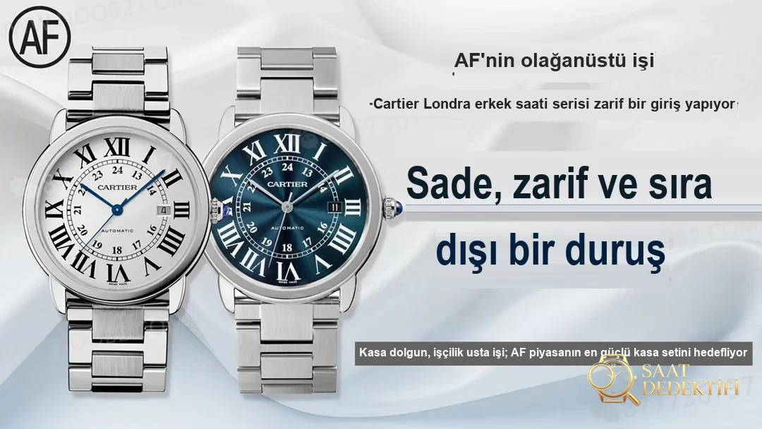 Cartier Ballon Bleu AF Factory İncelemesi - Ön Görünüm ve Kasa Tasarımı