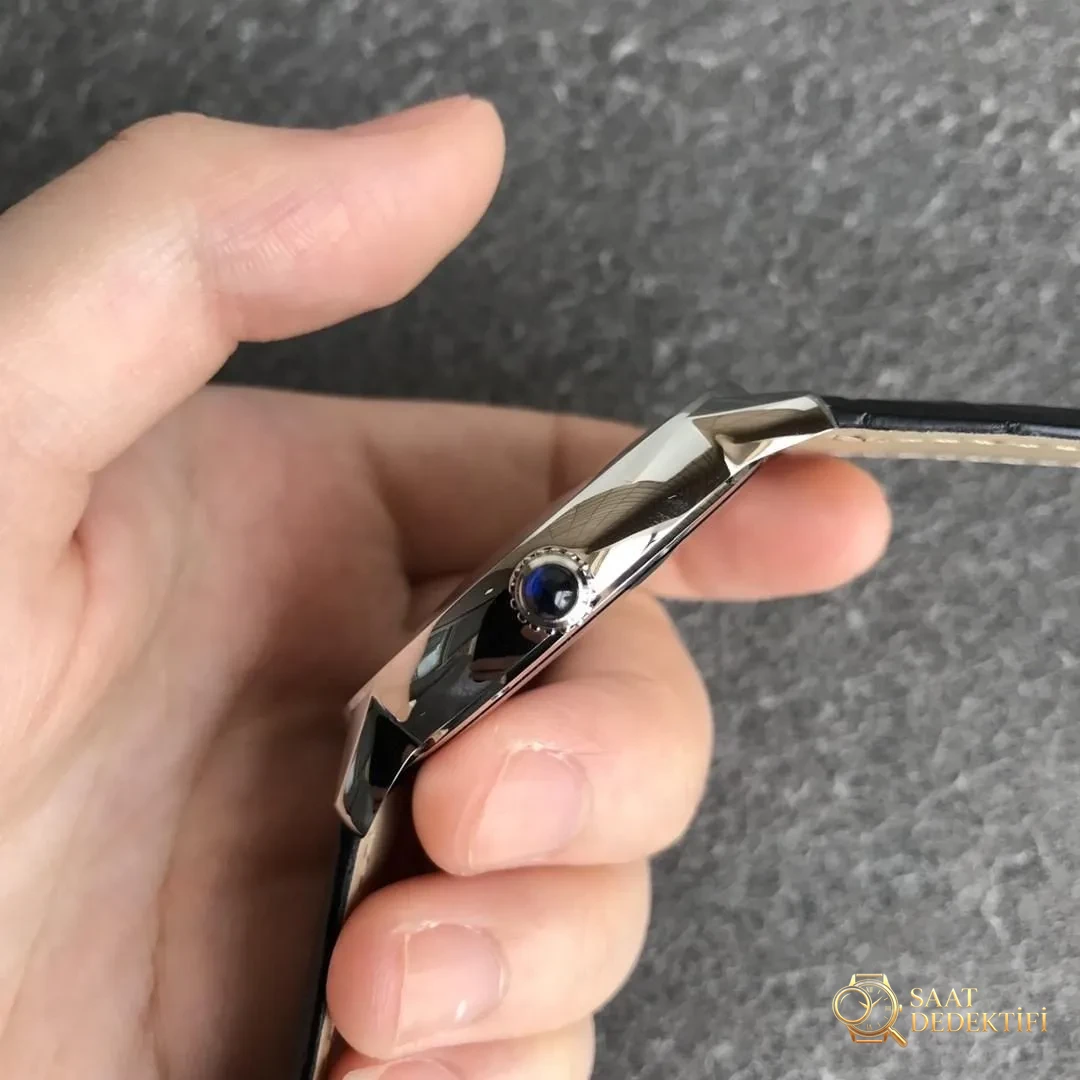 AF Factory Cartier Londra RONDE erkek 42 mm serisi timsah derisi - Bilezik, Toka ve Klips Mekanizması