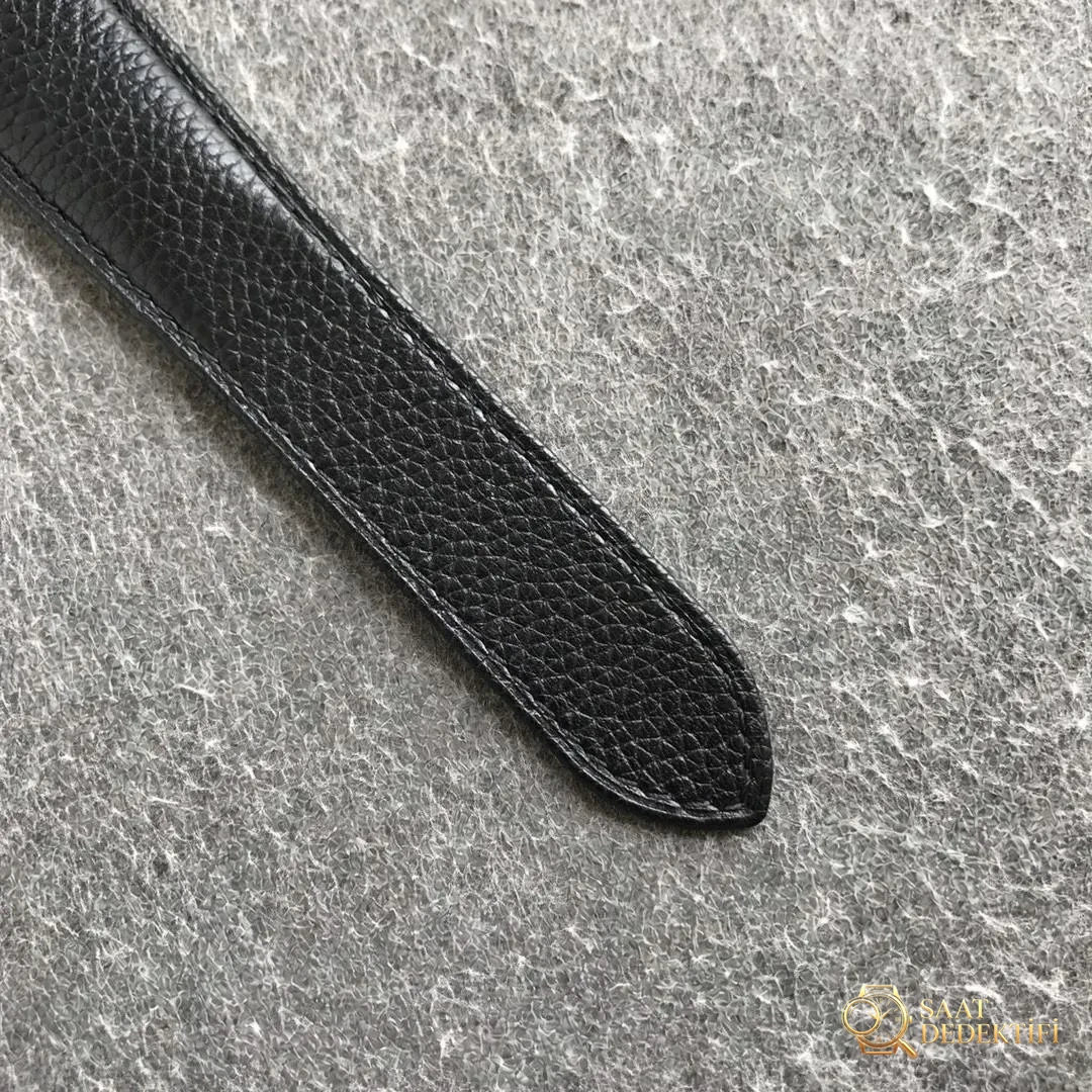 AF Factory Cartier Londra RONDE erkek 42 mm serisi, TOGO deri çabuk sökülen kayışlı - Mekanizma Zemberek ve Balans Detayı