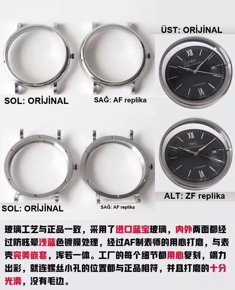 AF Factory IWC Portofino üç akrepli red 60, MKS modelinden nerede daha pahalı? Hangi replika saat daha iyi? Gerçek-replika karşılaştırmalı orijinal incelemeyle bakalım — 26. fotoğraf