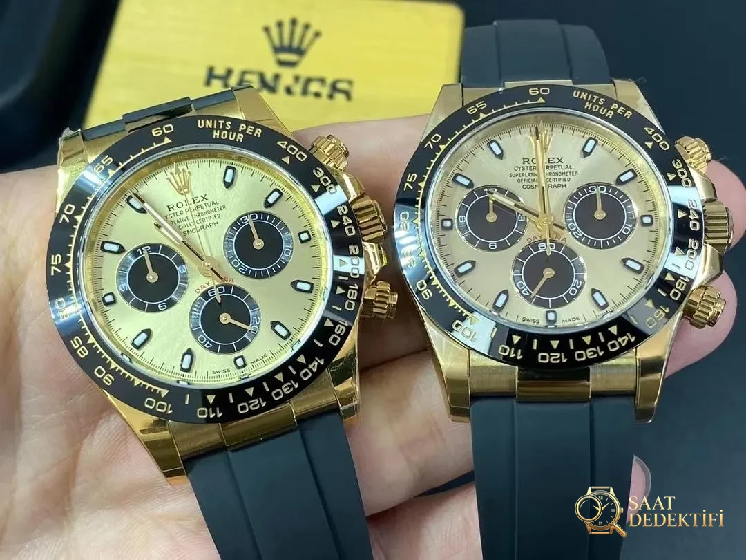 Altın Daytona 116518 replikasının en iyisini hangi fabrika yapıyor? - Kadran Detayı ve Bezel İşçiliği