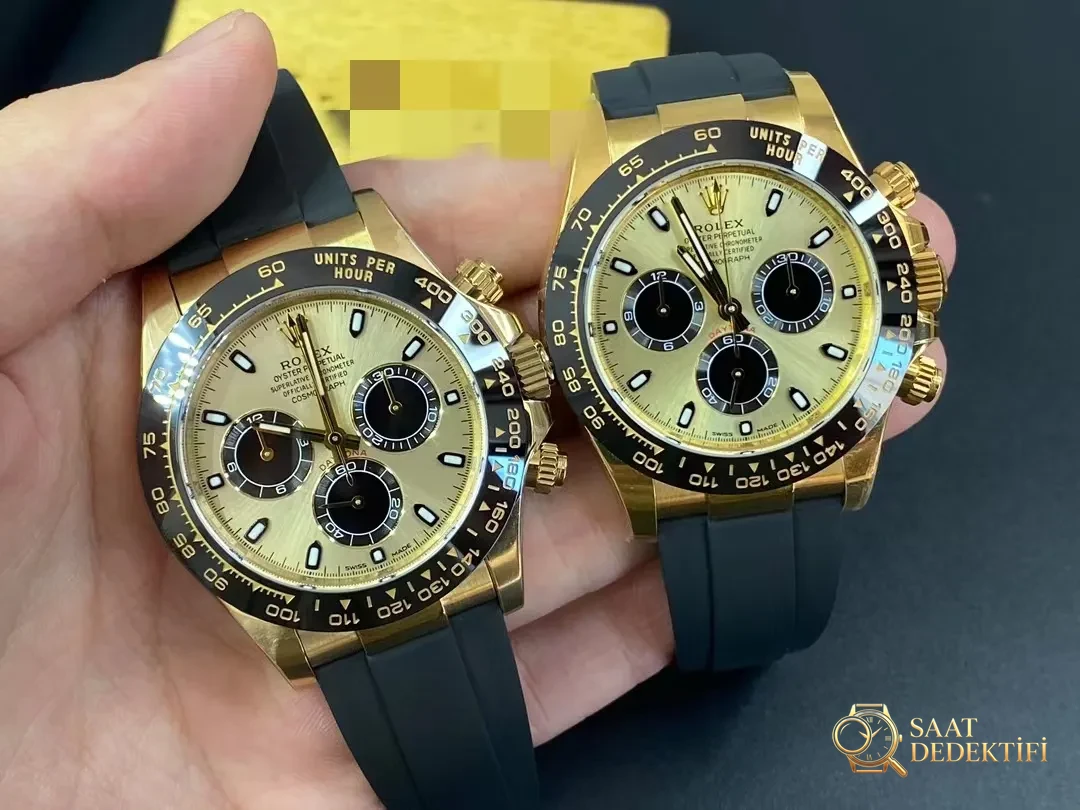 Altın Daytona 116518 replikasının en iyisini hangi fabrika yapıyor? - Kasa Profili ve Kurma Kolu İncelemesi