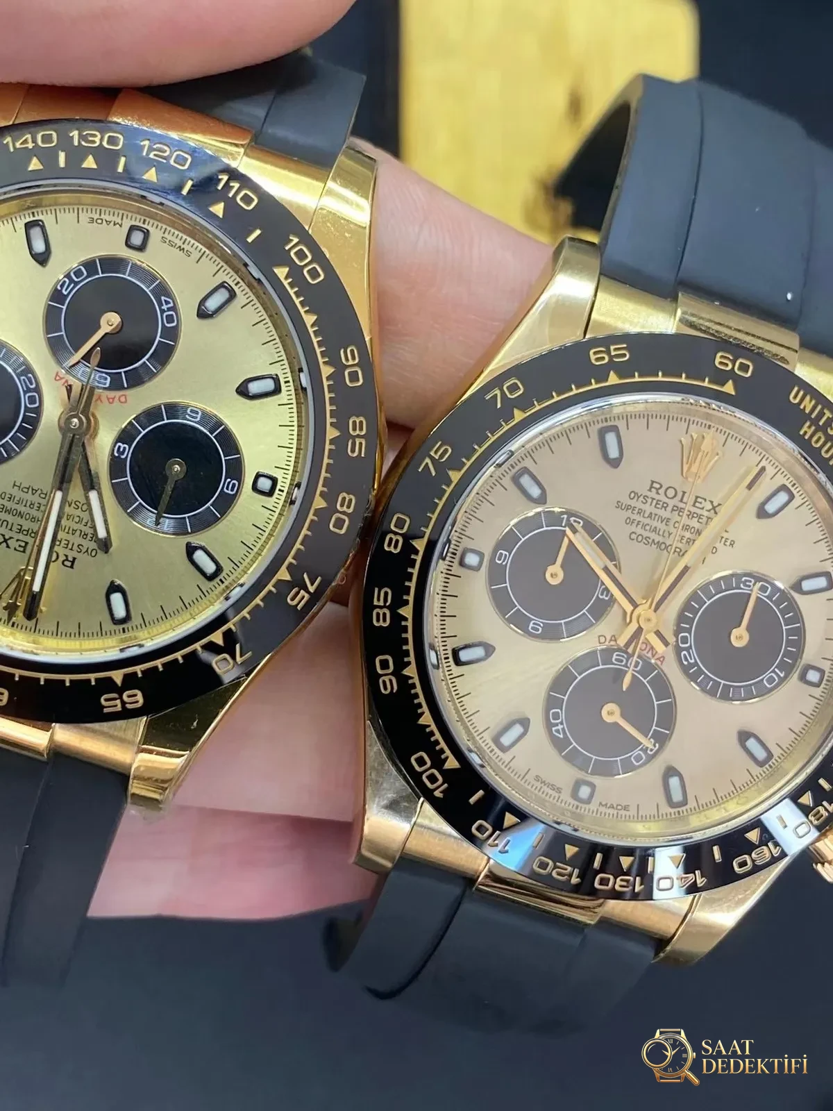 Altın Daytona 116518 replikasının en iyisini hangi fabrika yapıyor? - Arka Kapak ve Mekanizma Detayı