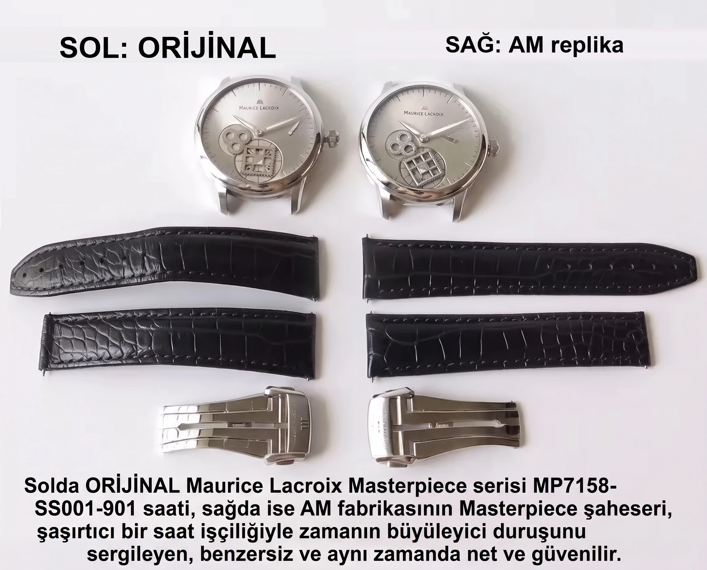 AM Factory gizemli saniye ibresi, AM Factory Maurice Lacroix Masterpiece, AM Factory Maurice Lacroix Masterpiece serisi MP7158, AM Maurice Lacroix Masterpiece, AM Maurice Lacroix Masterpiece V2, AM Maurice Lacroix Masterpiece kare dişli