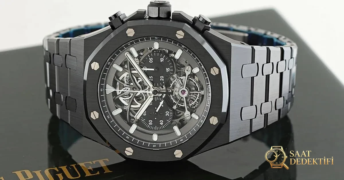 AP Royal Oak Tourbillon Kronograf Openworked Kadran