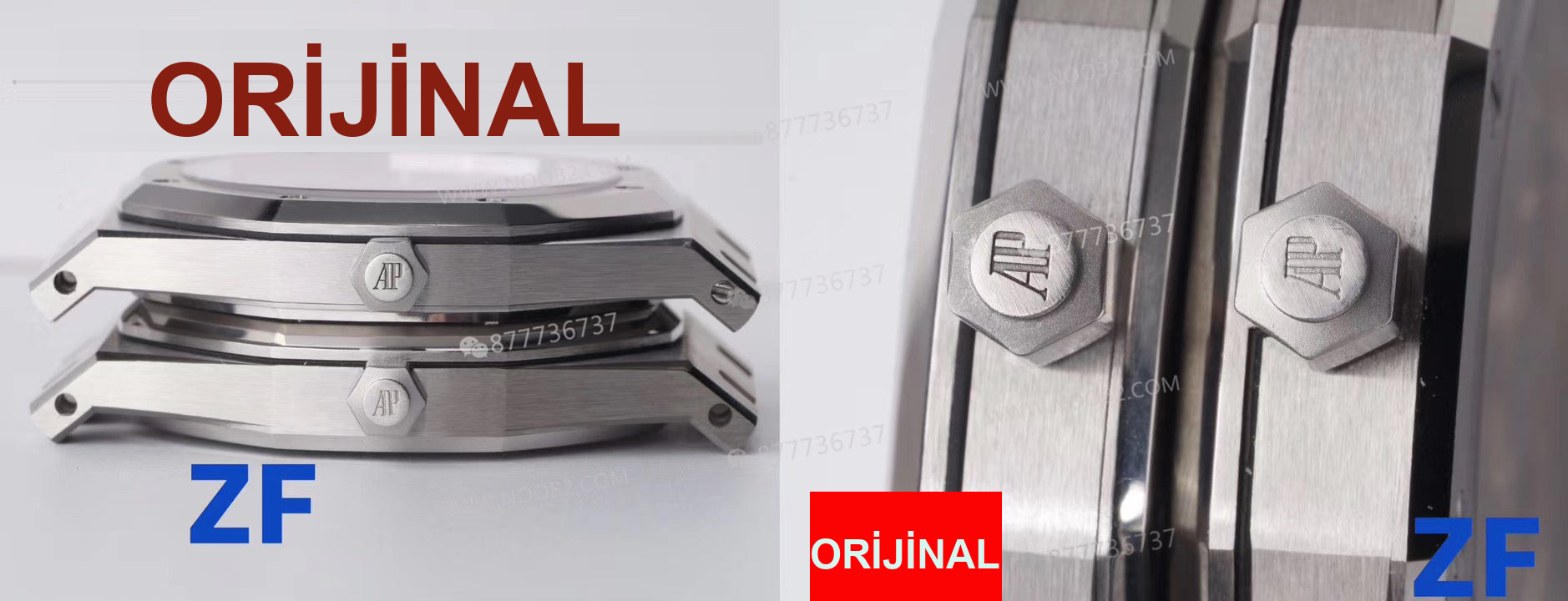 AP15202 için hangi fabrika? ZF Factory Audemars Piguet 15202'nin orijinalle karşılaştırması XF Factory'i geçebilir mi? — 7. fotoğraf