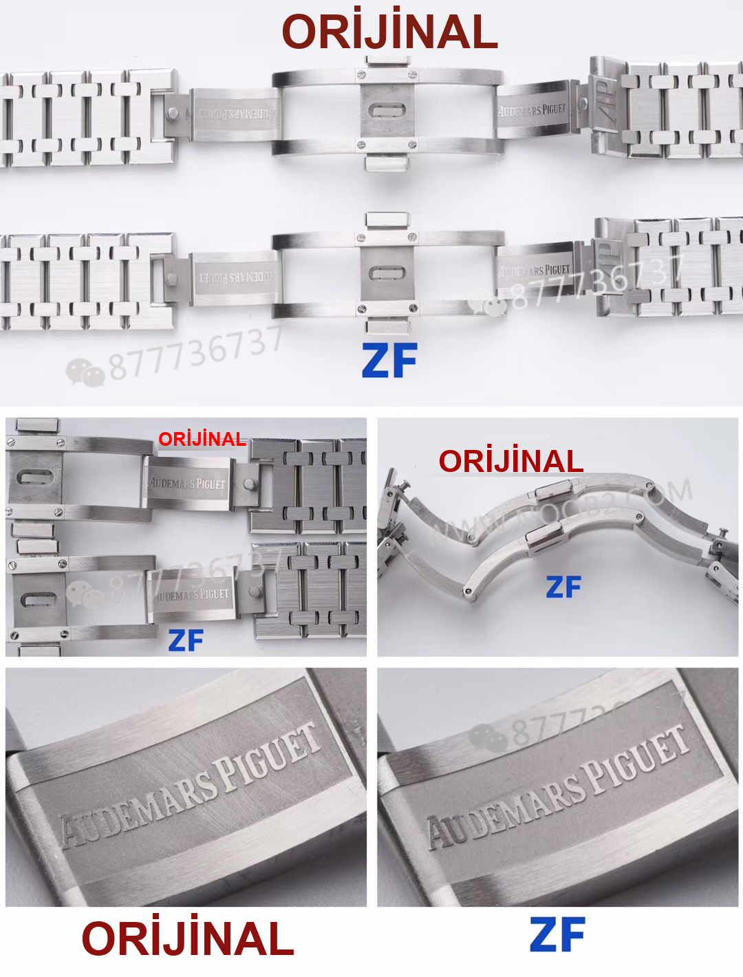 AP15202 için hangi fabrika? ZF Factory Audemars Piguet 15202'nin orijinalle karşılaştırması XF Factory'i geçebilir mi? — 12. fotoğraf