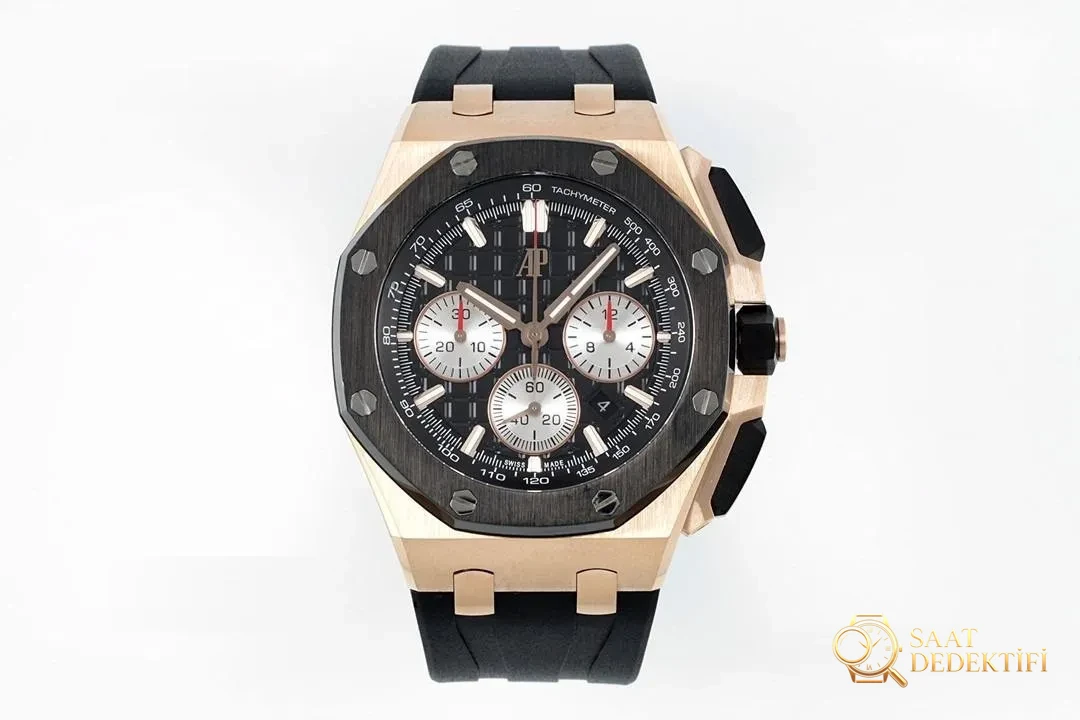 APF Factory Audemars Piguet 26420 ve 4401 kronograf mekanizması — işçilik nasıl? Hareketli baklalar? Gerçek fonksiyonlar? - Arka Kapak ve Mekanizma Detayı