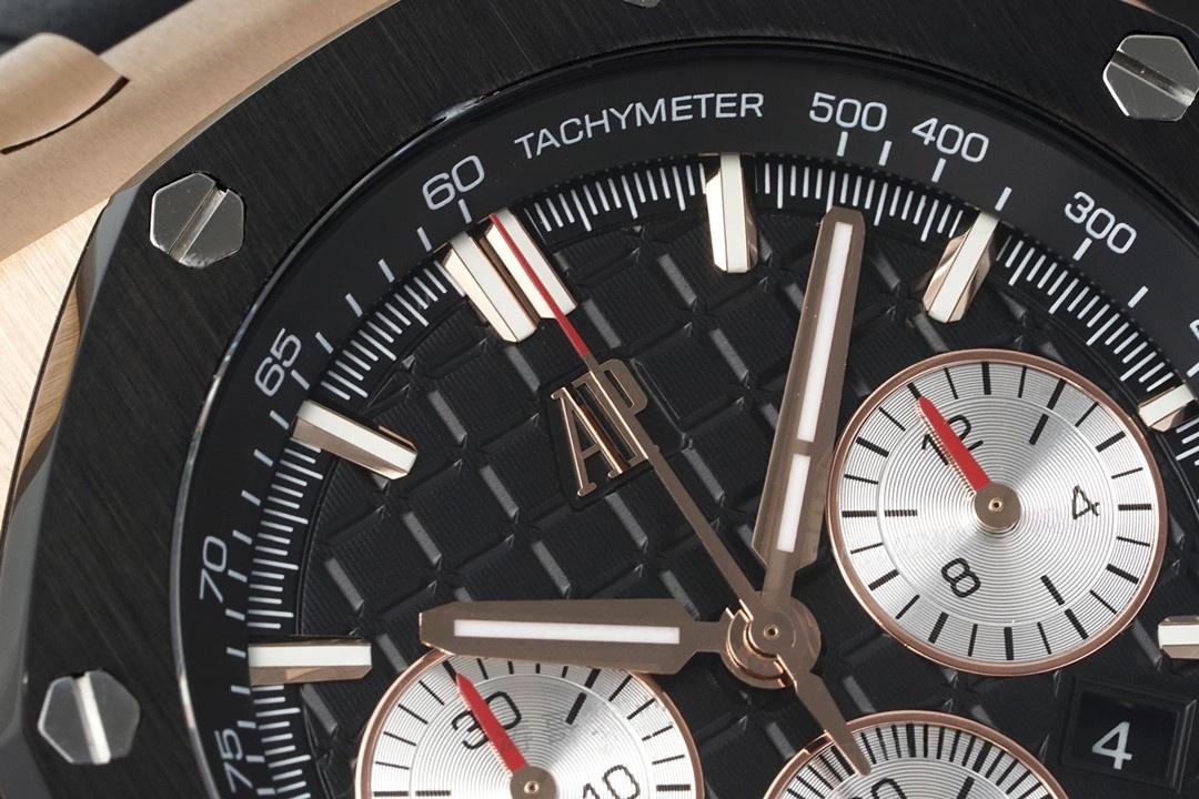 APF Factory Audemars Piguet 26420 ve 4401 kronograf mekanizması — işçilik nasıl? Hareketli baklalar? Gerçek fonksiyonlar? — 8. fotoğraf