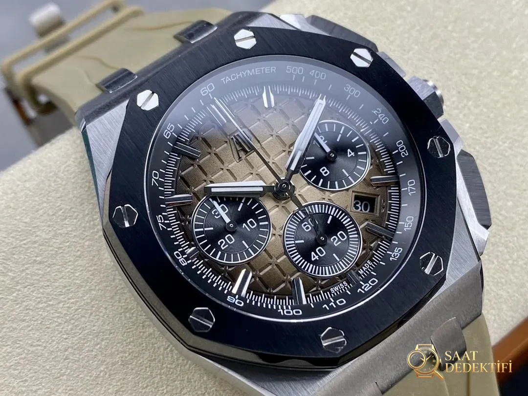 APF Factory Audemars Piguet 26420 ve 4401 kronograf mekanizması — işçilik nasıl? Hareketli baklalar? Gerçek fonksiyonlar? - Mekanizma Zemberek ve Balans Detayı