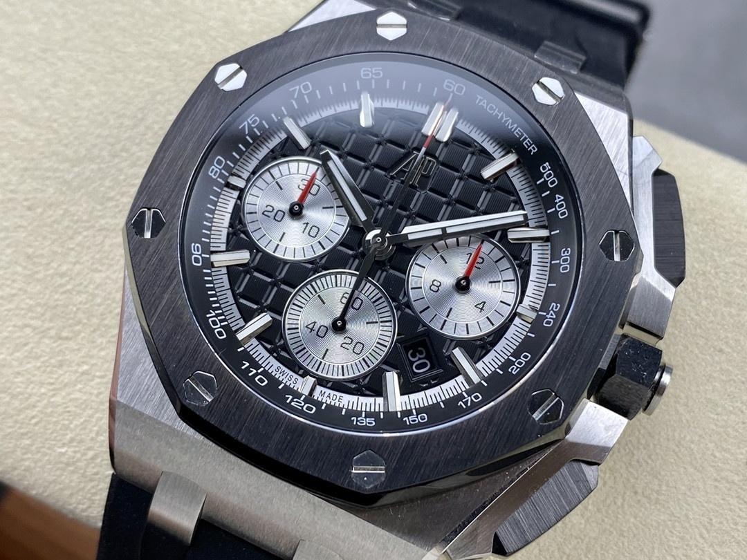APF Factory Audemars Piguet 26420 ve 4401 kronograf mekanizması — işçilik nasıl? Hareketli baklalar? Gerçek fonksiyonlar? — 15. fotoğraf