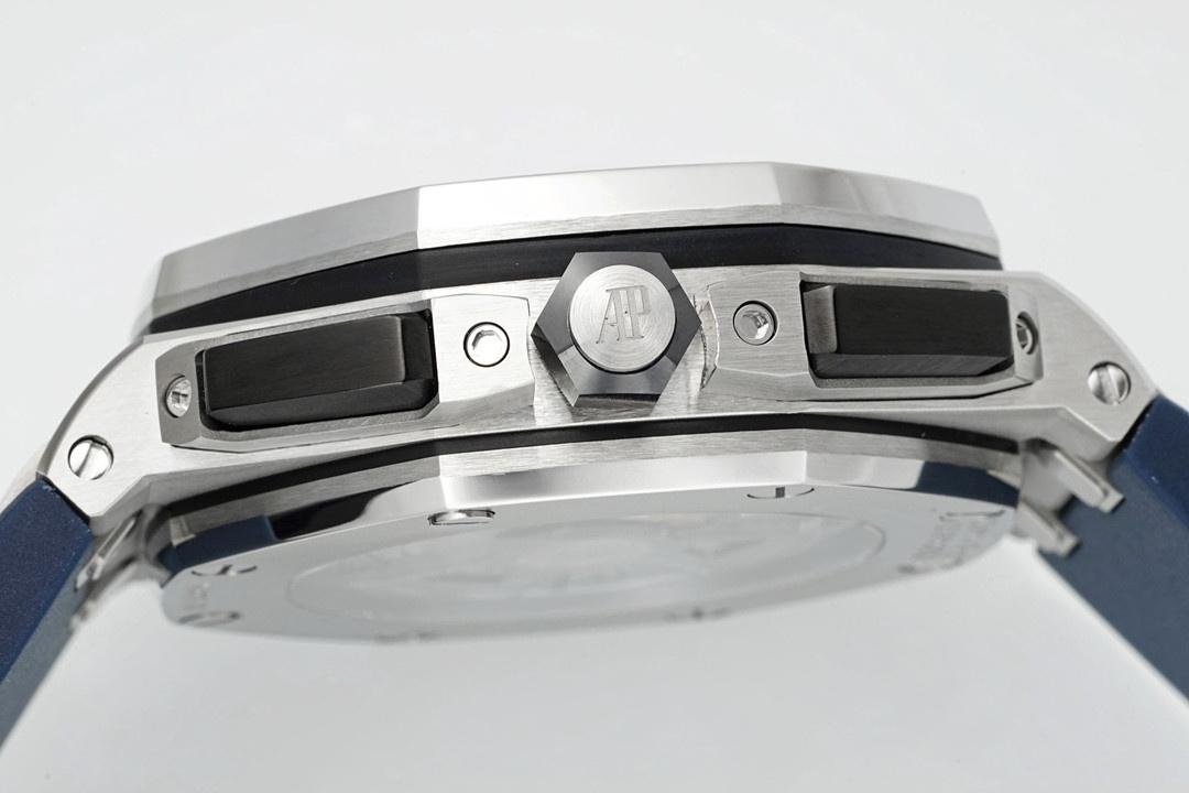 APF Factory Audemars Piguet 26420 ve 4401 kronograf mekanizması — işçilik nasıl? Hareketli baklalar? Gerçek fonksiyonlar? — 19. fotoğraf