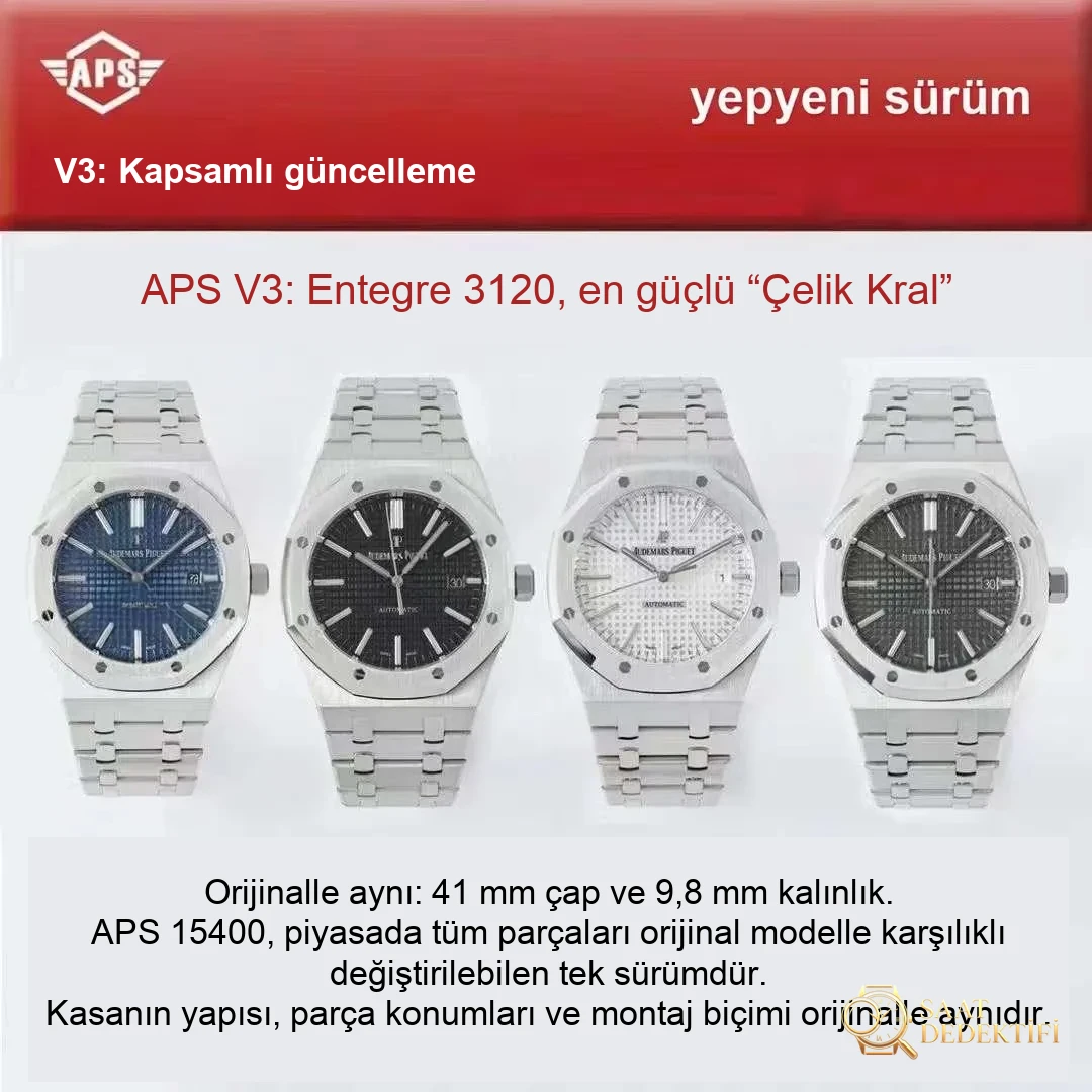 Audemars Piguet Royal Oak 15400 APS Factory İncelemesi - Ön Görünüm ve Kasa Tasarımı