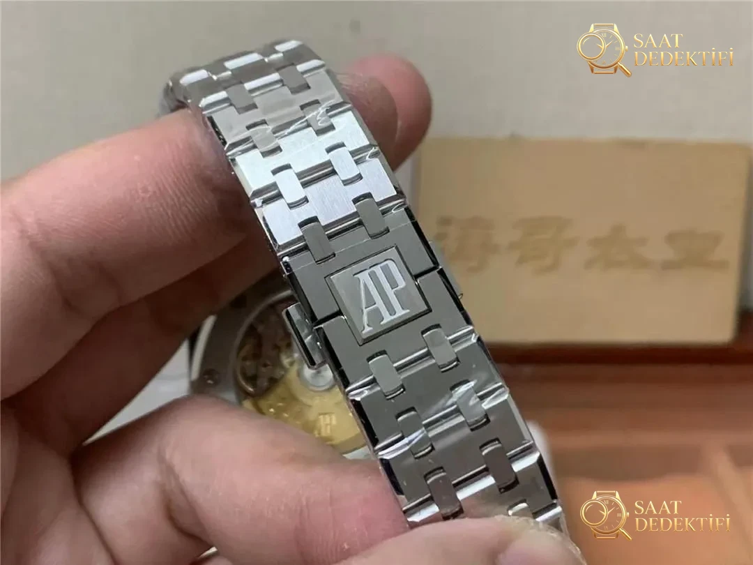 APS Audemars Piguet AP15450 Damenmodell 37 mm kleiner Gehäusedurchmesser: Ist die Verarbeitung gut? Welche Fabrik ist die beste? - Seitenprofil und Kabelverbindung