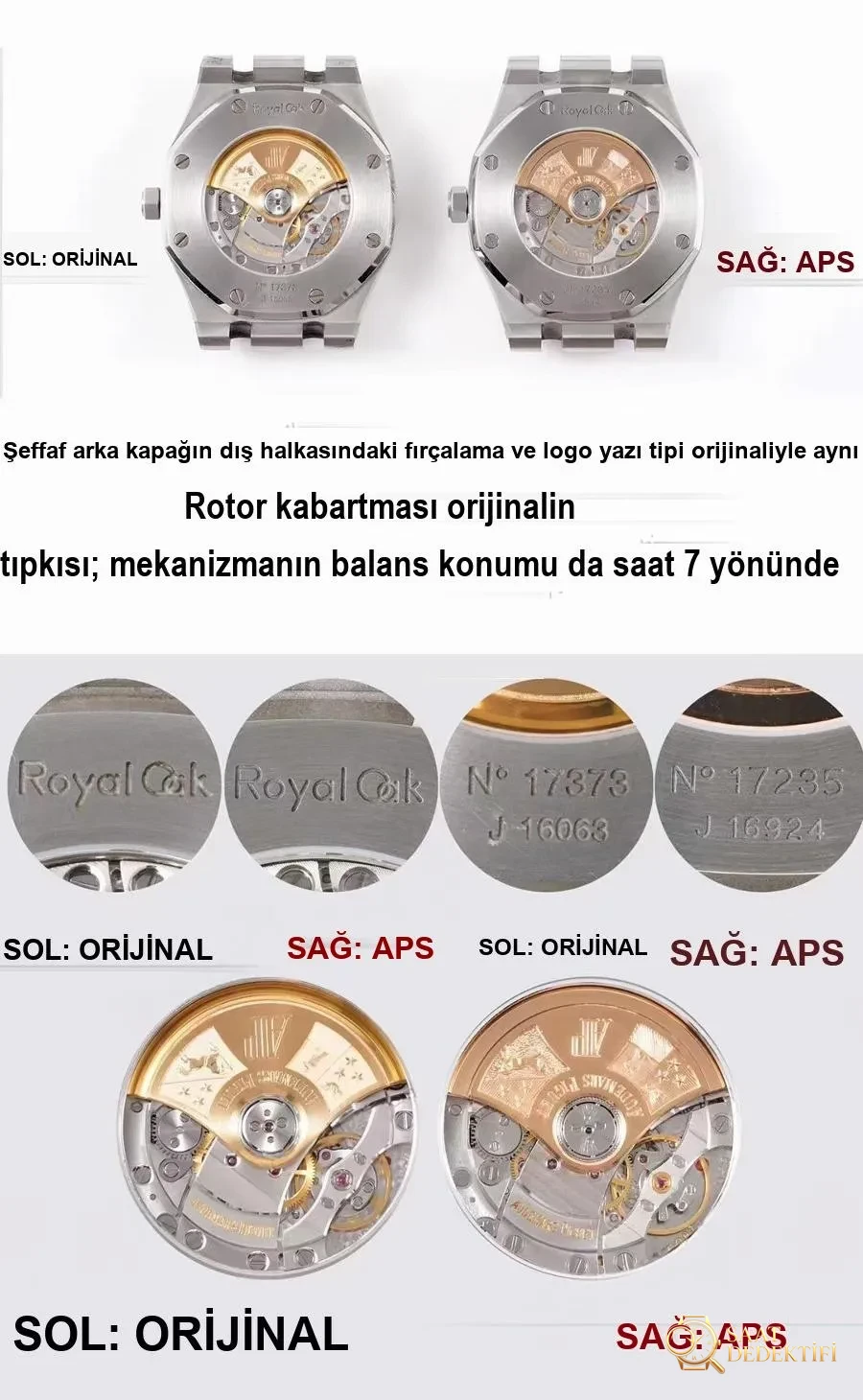 APS Factory Audemars Piguet entegre 3120 en güçlü 