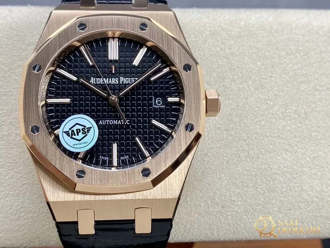 APS Factory Audemars Piguet 15400 rose gold ağırlıklandırılmış versiyon 140 gram: Almaya değer mi? - Kadran Detayı ve Bezel İşçiliği