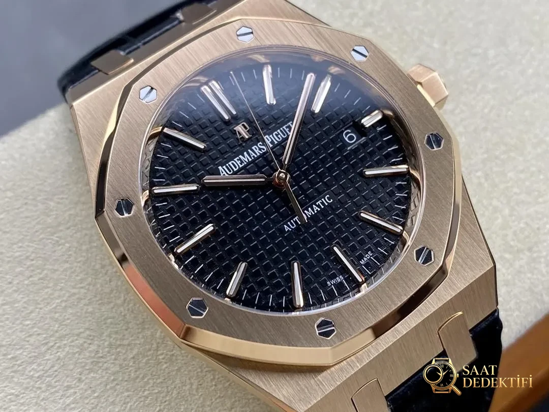 APS Factory Audemars Piguet 15400 rose gold ağırlıklandırılmış versiyon 140 gram: Almaya değer mi? - Kasa Profili ve Kurma Kolu İncelemesi