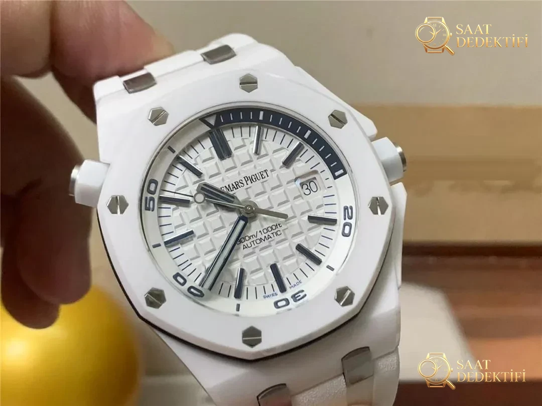 APS Factory Audemars Piguet 15707 seramik 3120 mekanizma hangi fiyata alınır? - Kadran Detayı ve Bezel İşçiliği