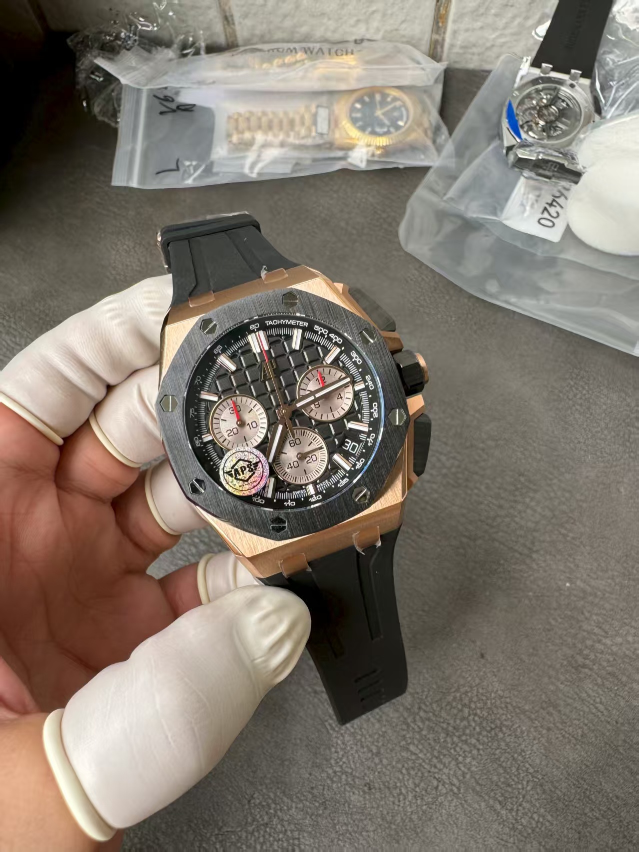 Replika Audemars Piguet 26420 Roze Altın