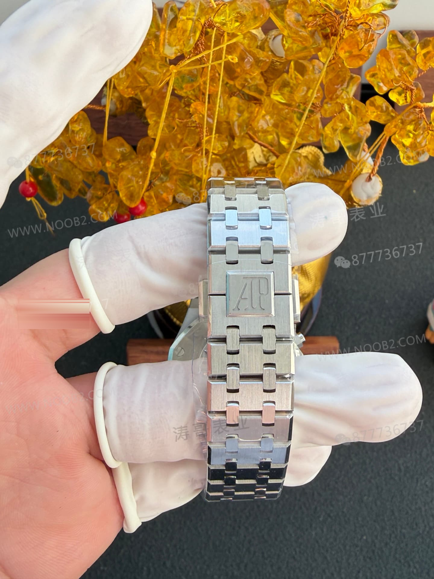 APS Factory Audemars Piguet 26715 küçük çaplı kronograf saat 38 mm — detay işçiliği nasıl? — 11. fotoğraf