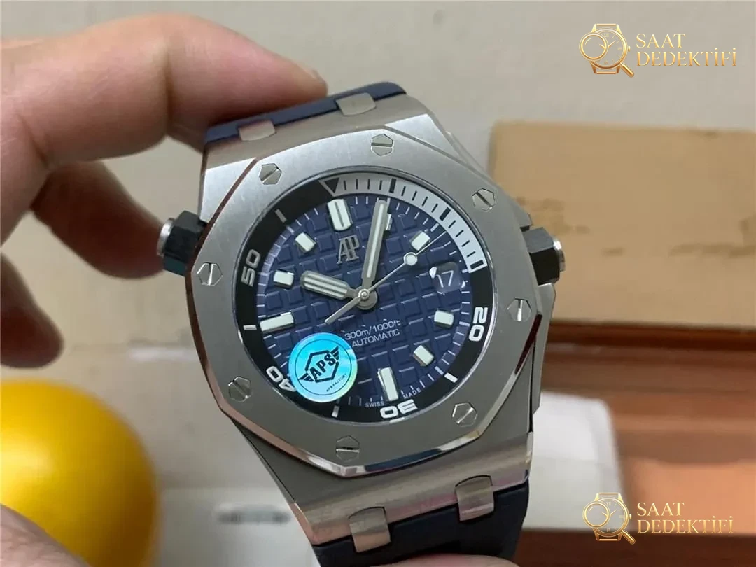APS Factory Audemars Piguet AP15720 Royal Oak 4308 Tek Parça Mekanizma Hızlı Sök Versiyonu Gerçek Çekim İncelemesi - Makro Kadran ve İndeks İşçiliği