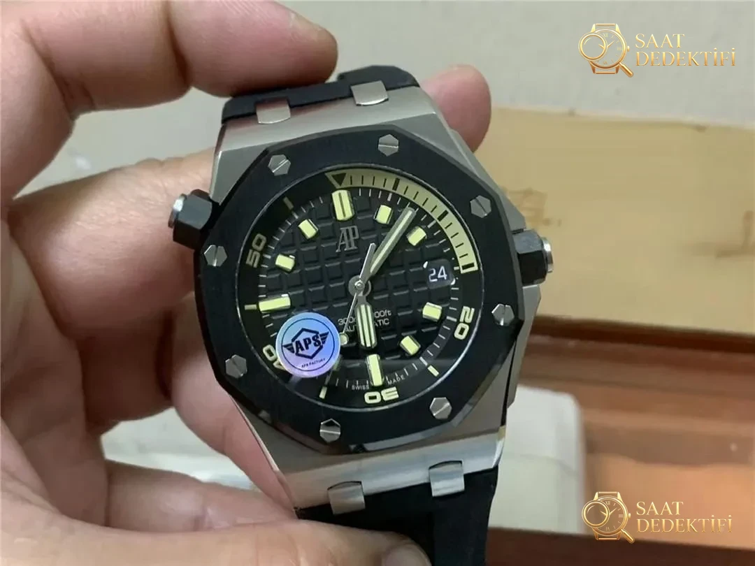 APS Factory Audemars Piguet AP15720 Royal Oak 4308 Tek Parça Mekanizma Hızlı Sök Versiyonu Gerçek Çekim İncelemesi - Bilekte Duruş ve Kasa Orantısı
