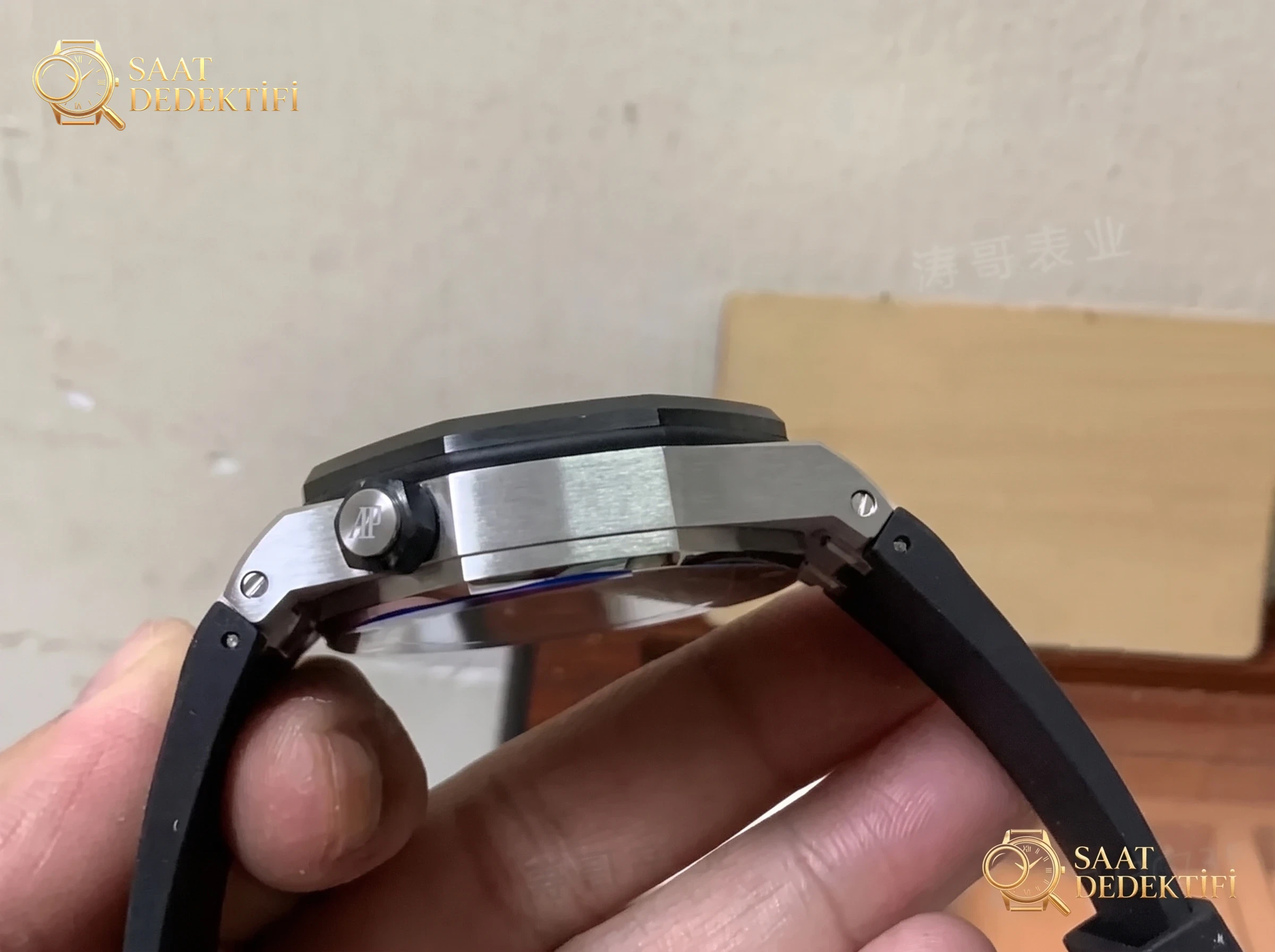 APS Factory Audemars Piguet AP15720 Royal Oak 4308 Tek Parça Mekanizma Hızlı Sök Versiyonu Gerçek Çekim İncelemesi - Kasa Çeliği ve Polisaj Kalitesi