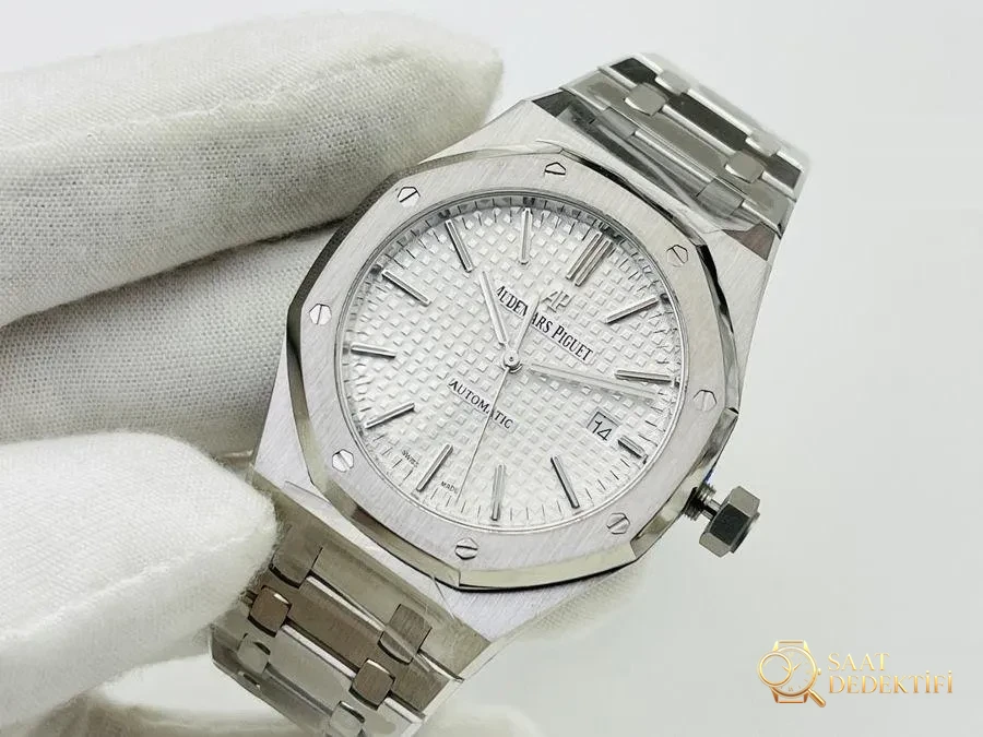 APS Factory Audemars Piguet entegre 3120, en güçlü "çelik kral" 15400 (beyaz kadran) saat incelemesi - görsel 2