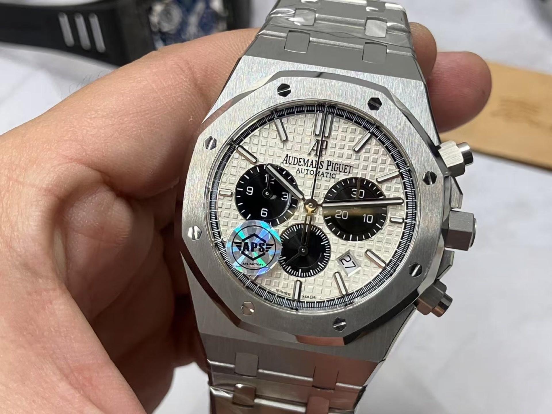 APS Factory Audemars Piguet Royal Oak 26331 beyaz panda entegre kronograf mekanizması almaya değer mi? — 3. fotoğraf
