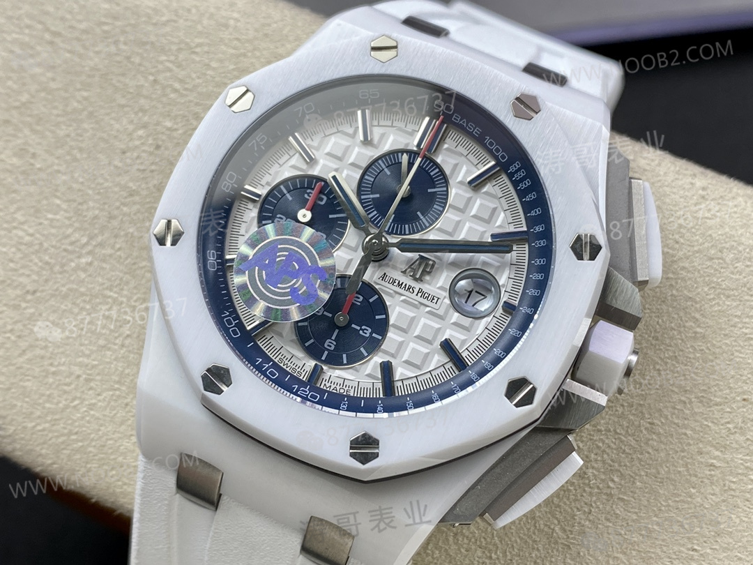 APS Factory Audemars Piguet Royal Oak 26400 beyaz seramik: JF ile karşılaştırıldığında nerede daha iyi? — 3. fotoğraf