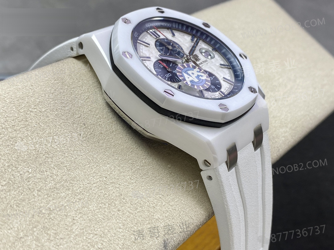 APS Factory Audemars Piguet Royal Oak 26400 beyaz seramik: JF ile karşılaştırıldığında nerede daha iyi? — 5. fotoğraf