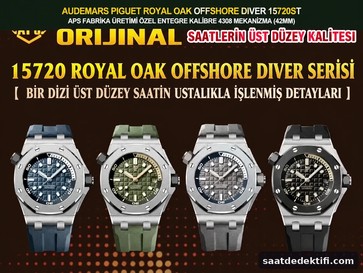 APS Factory Audemars Piguet 15720ST super clone renk koleksiyonu