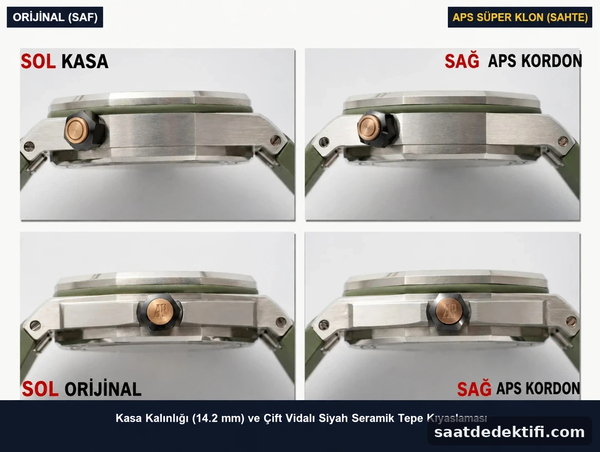 APS Factory 15720ST kasa kalınlığı profili ve çift seramik tepe sistemi