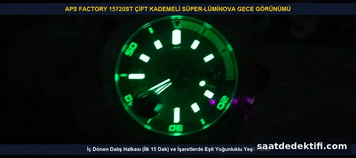 APS Factory 15720ST Super-LumiNova gece görünümü