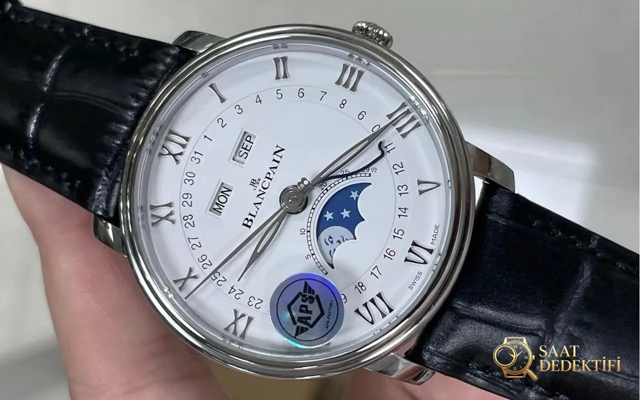 APS Factory Blancpain 6654 kalitesi OM Factory fabrikasını geçti mi? - Arka Kapak ve Mekanizma Detayı