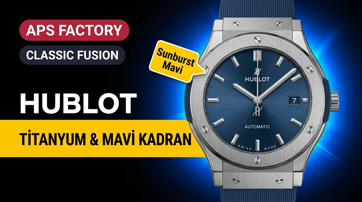 APS Factory Hublot Classic Fusion Titanium Blue Dial Review (Ref. 542.NX)