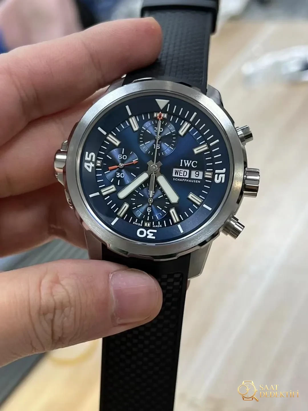 APS Factory IWC Aquatimer kronograf alınır mı? - Klips Kilidi ve Lazer Damgalar