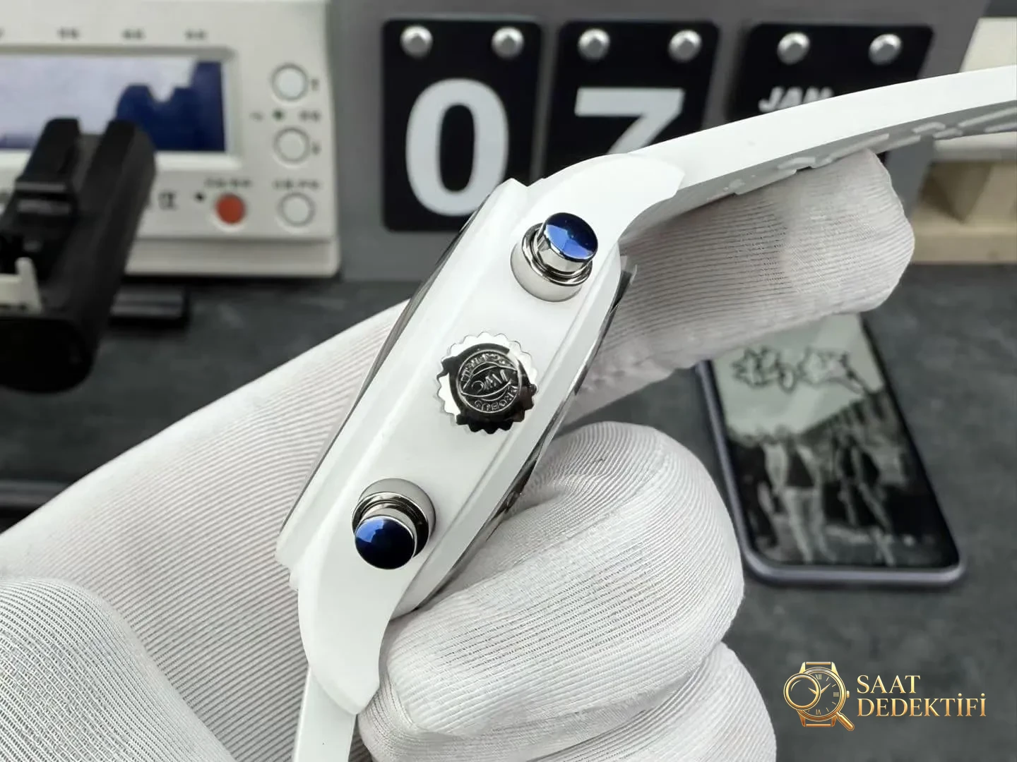 APS Factory IWC Pilot Kronograf Siyah/Beyaz Seramik Lake Tahoe Özel Serisi, Dandong tek parça mekanizmalı — kararlılığı nasıl? - Genel Açı ve Estetik Duruş