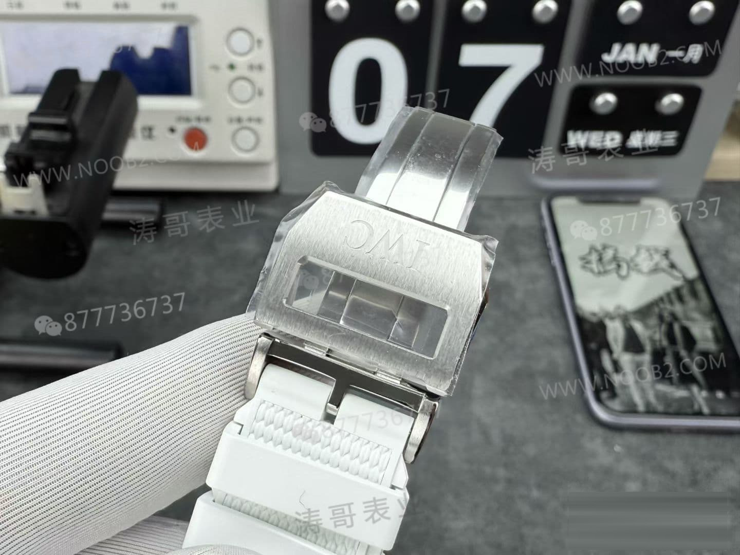 APS Factory IWC Pilot Kronograf Siyah/Beyaz Seramik Lake Tahoe Özel Serisi, Dandong tek parça mekanizmalı — kararlılığı nasıl? — 14. fotoğraf