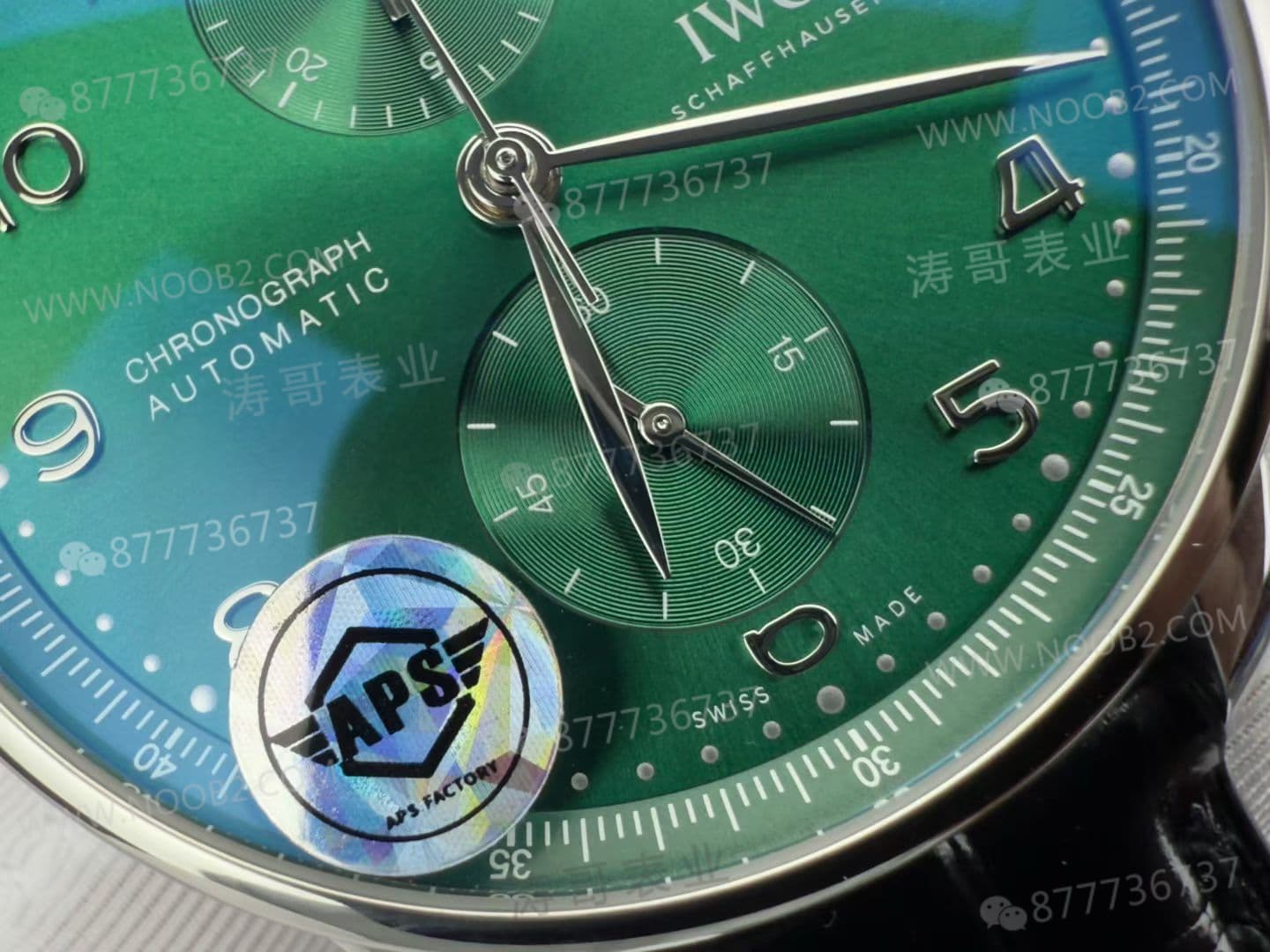 APS Factory IWC Portugieser Kronografı, Dandong tek parça 69355 mekanizmasıyla ZF Factory'i geçebilir mi? — 6. fotoğraf