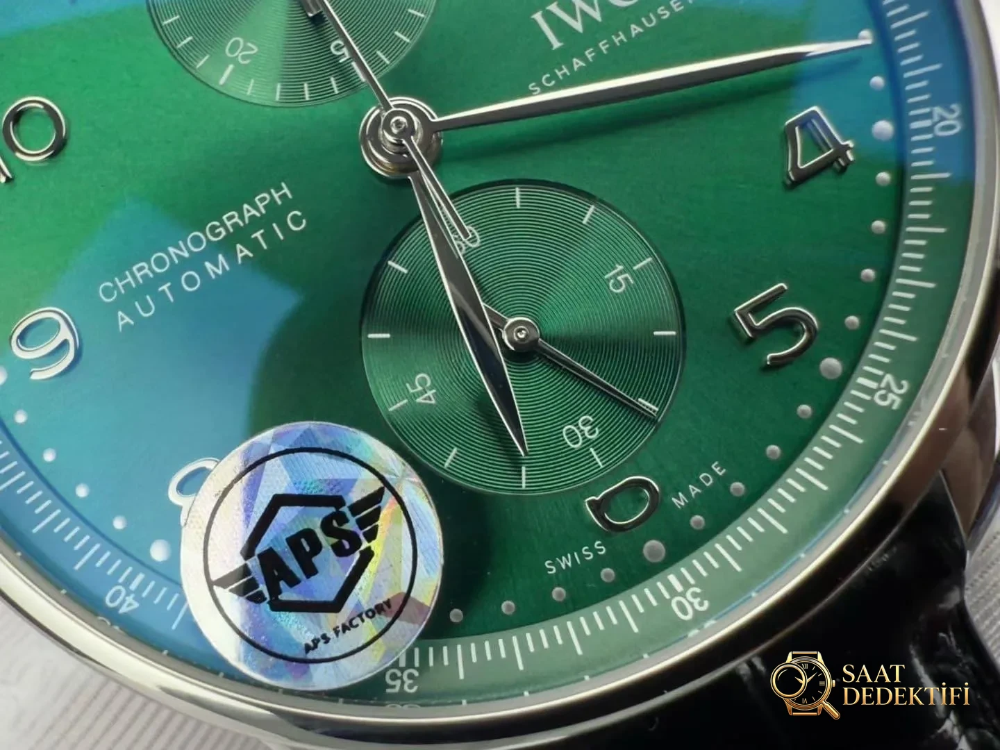 APS Factory IWC Portugieser Kronografı, Dandong tek parça 69355 mekanizmasıyla ZF Factory