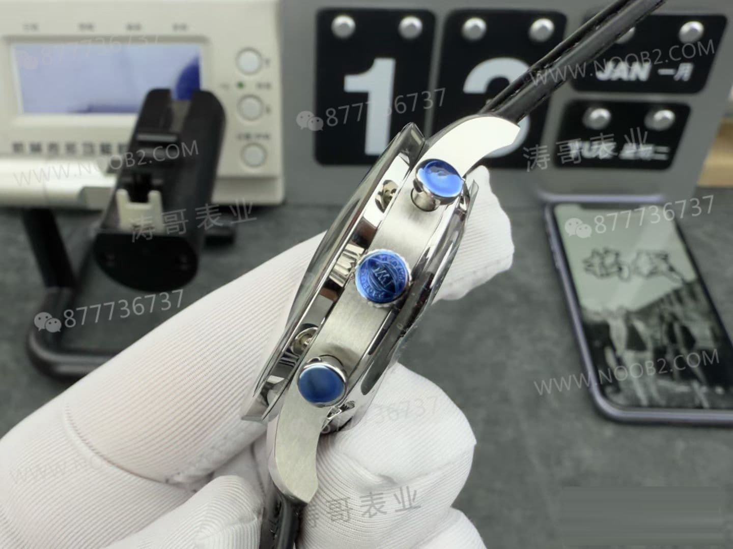 APS Factory IWC Portugieser Kronografı, Dandong tek parça 69355 mekanizmasıyla ZF Factory'i geçebilir mi? — 7. fotoğraf