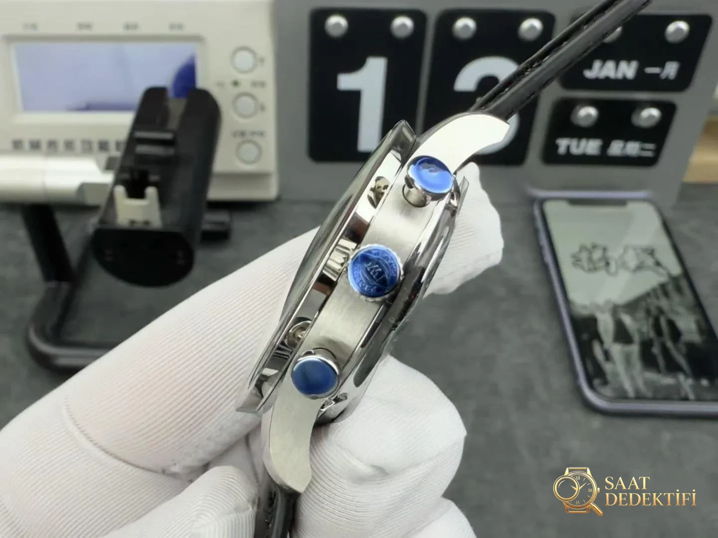 APS Factory IWC Portugieser Kronografı, Dandong tek parça 69355 mekanizmasıyla ZF Factory
