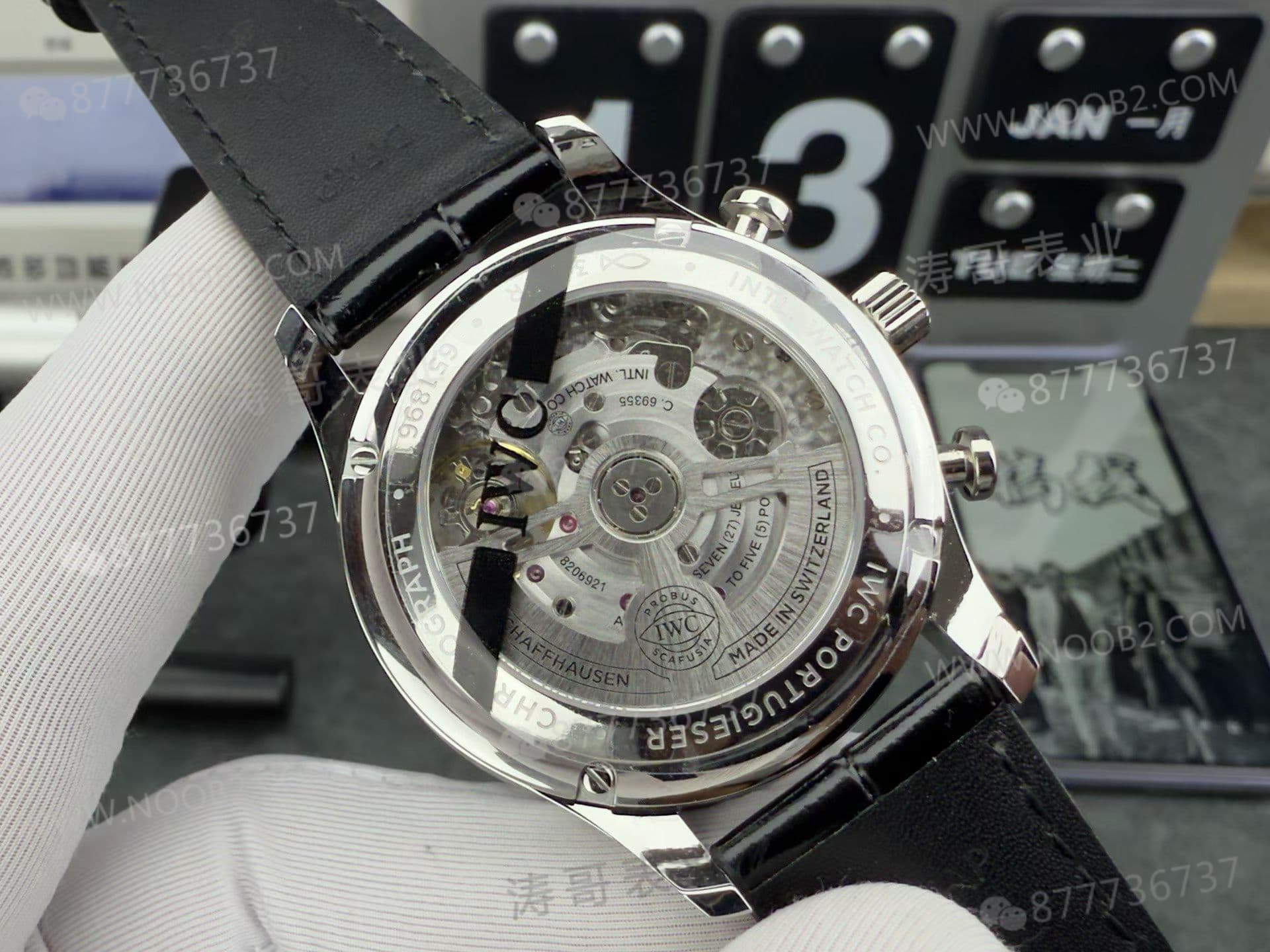 APS Factory IWC Portugieser Kronografı, Dandong tek parça 69355 mekanizmasıyla ZF Factory'i geçebilir mi? — 9. fotoğraf