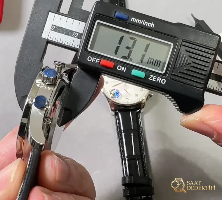APS Factory IWC Portuguese Chrono - Arka Kapak ve Mekanizma Detayı