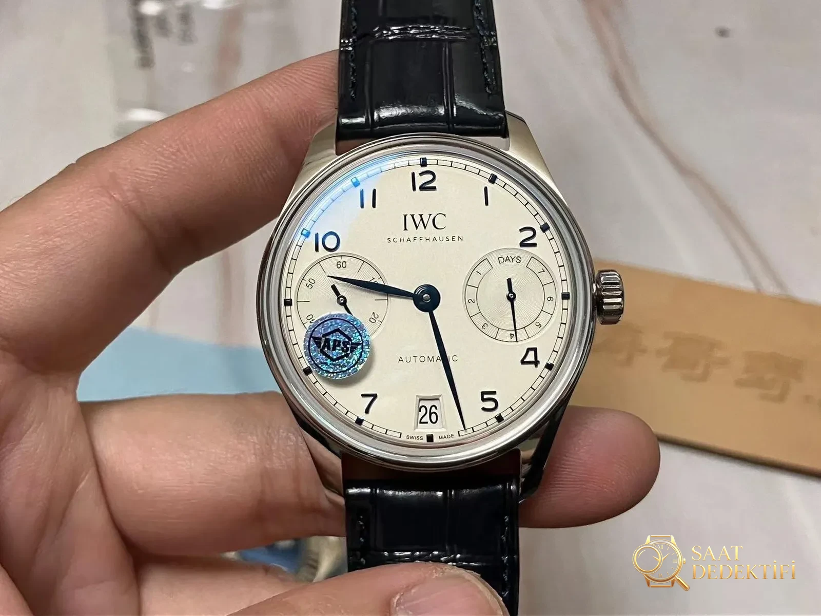 APS Factory IWC yeni Portugieser 7 günlük güç rezervinin işçiliği nasıl? Almaya değer mi? - Kadran Detayı ve Bezel İşçiliği